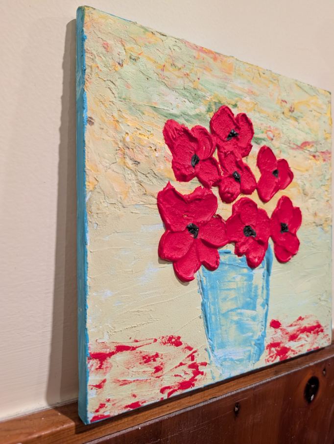 Flowers that will not wilt' Original Painting by anonymous Artist