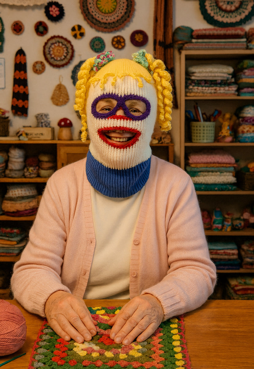 Doll-face Handmade Balaclava Ski Mask