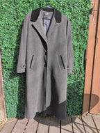Extra Soft Wool Coat, w/ velvet collar