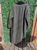 Extra Soft Wool Coat, w/ velvet collar