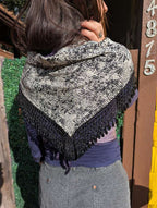 Fancy Fringe (vintage shawl w/ beadwork)