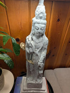Vintage Kwan Yin (Guanyin) Lamp