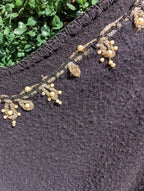 1940's Boat Neck Sweater with Embroidery