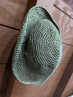 Collapsible Basket Weave Bucket Hat