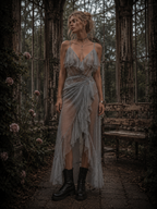 The Forgotten Manor : Cascade Wrap Gown