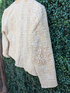 Ann Taylor Suit Embellished with Vintage Doileis