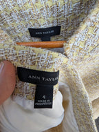 Ann Taylor Suit Embellished with Vintage Doileis