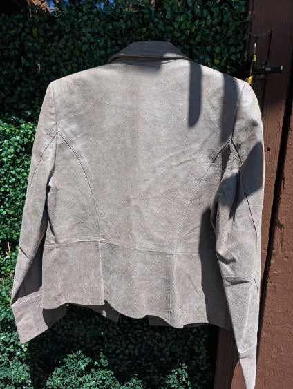 Metallic Leather Blazer (JGD)