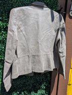 Metallic Leather Blazer (JGD)