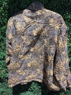 Vintage Animal Print Quilted Waistcoat
