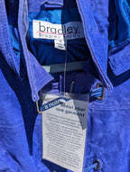 Cobalt Leather Jacket Hood (size XL) Vintage JGD