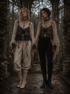 Twilight Garden : Tie Cami Duster