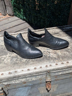 Pure Navy Western Leather Booties, Made in Spain Size 38 (7)