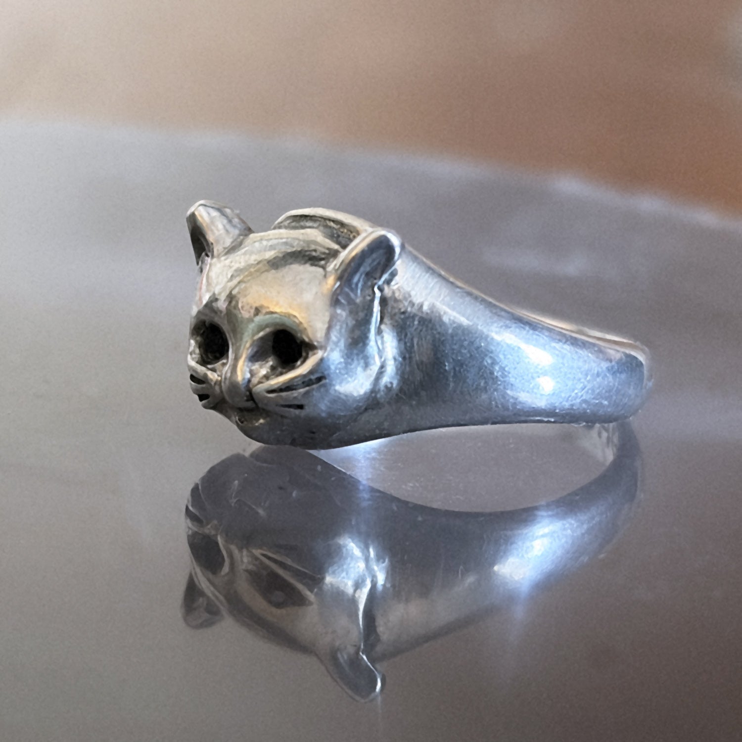 211 Cat Signet Ring by DHG Emily Burton