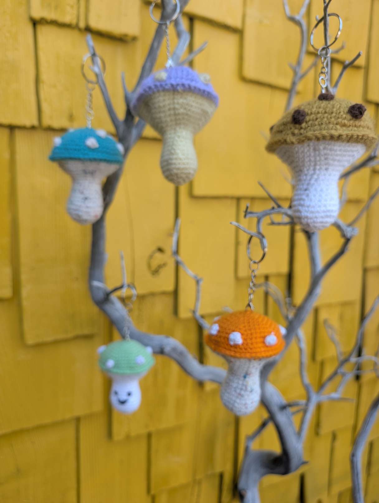 Mushroom Keychain