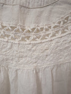 Charming Cotton Peasant Top