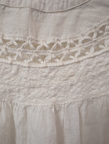 Charming Cotton Peasant Top