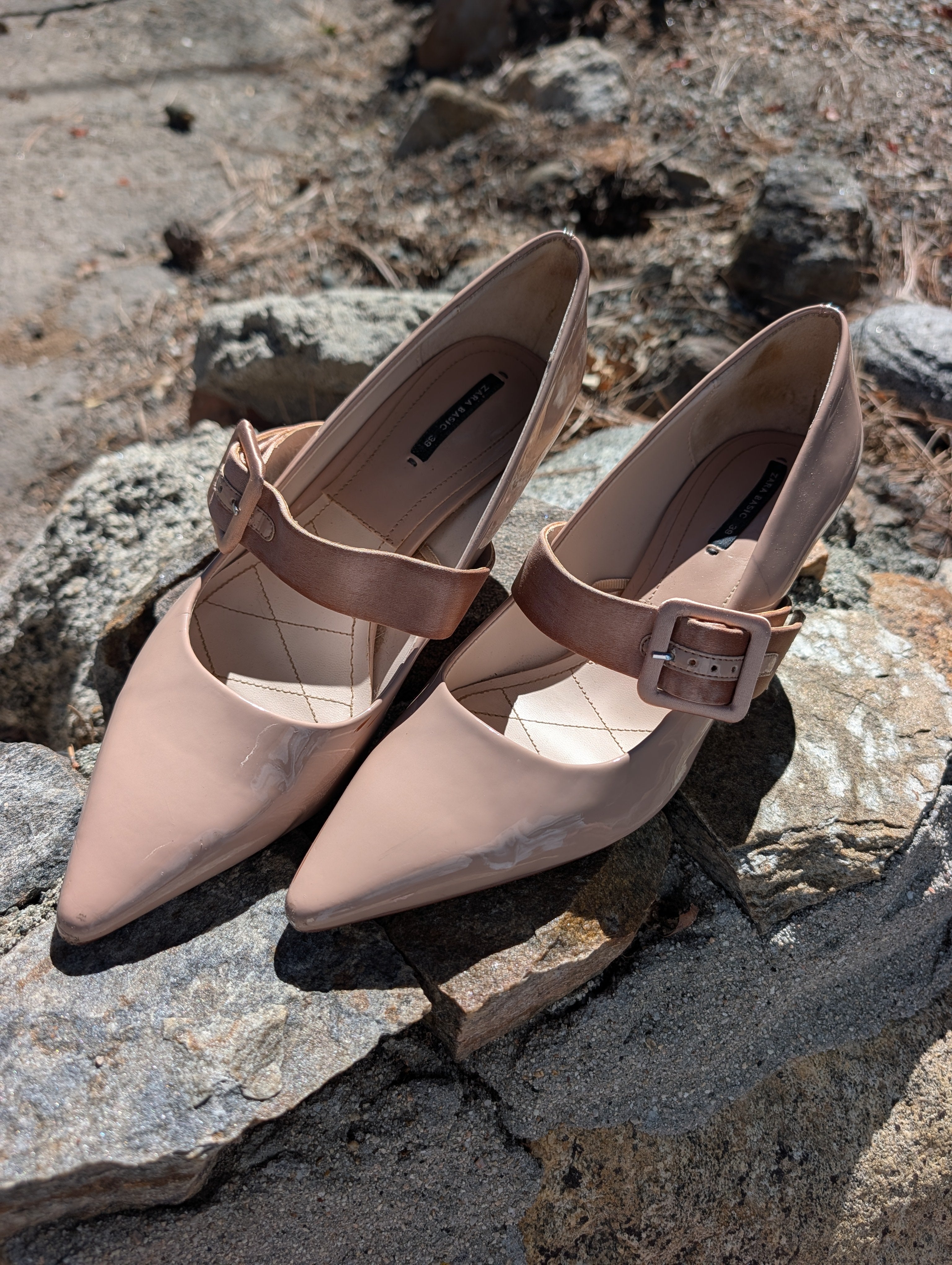 Vintage Zara Pointed Toe Mary Jane's