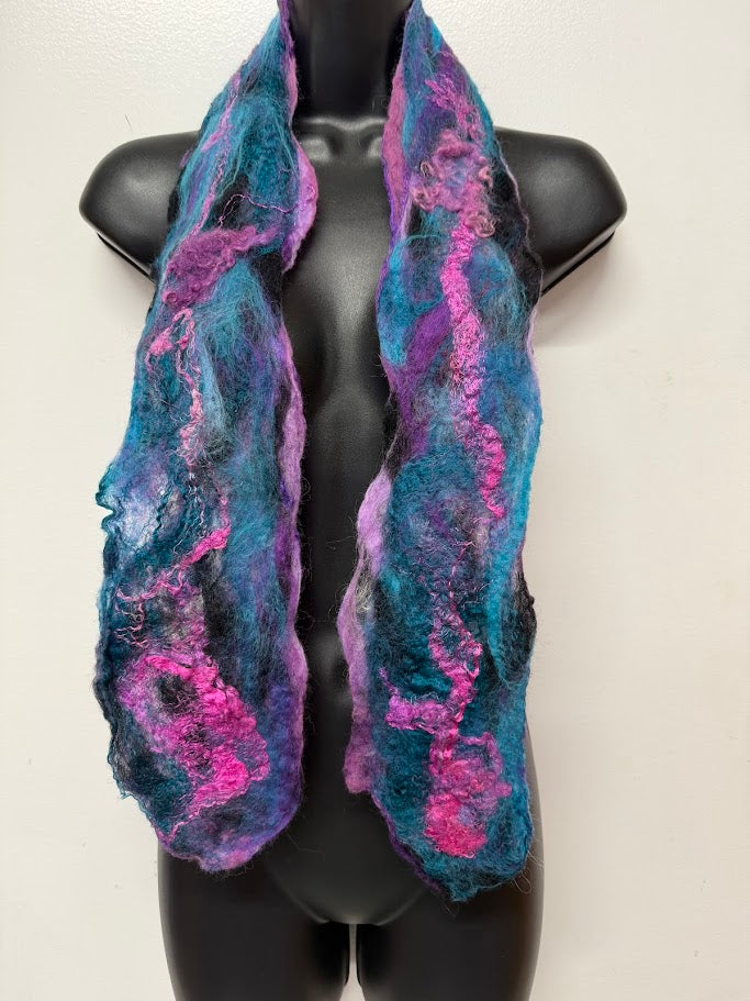 Alchemy Handmade Wool and Silk Scarf by Donna Elliot
