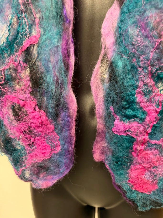Alchemy Handmade Wool and Silk Scarf by Donna Elliot