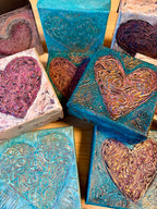 Small Heart Painting by Dawn Ivy