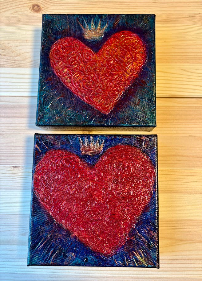 Heart Painting by Dawn Ivy