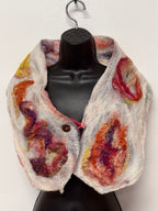 Helter Skelter Handcrafted Wool Scarf by Donna Elliot