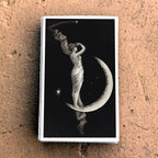 Matches • Art • Woman on Crescent Moon • Home Decor