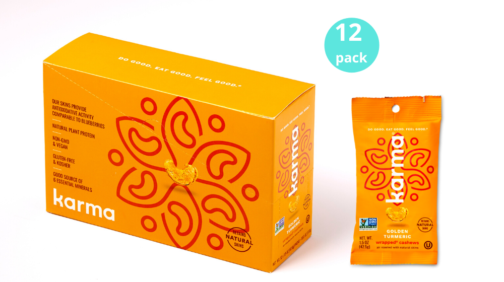 Golden Turmeric Wrapped Cashews 1.5oz