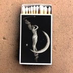 Matches • Art • Woman on Crescent Moon • Home Decor