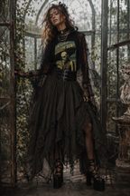Tea Rose Heiress : Lace Boho Skirt