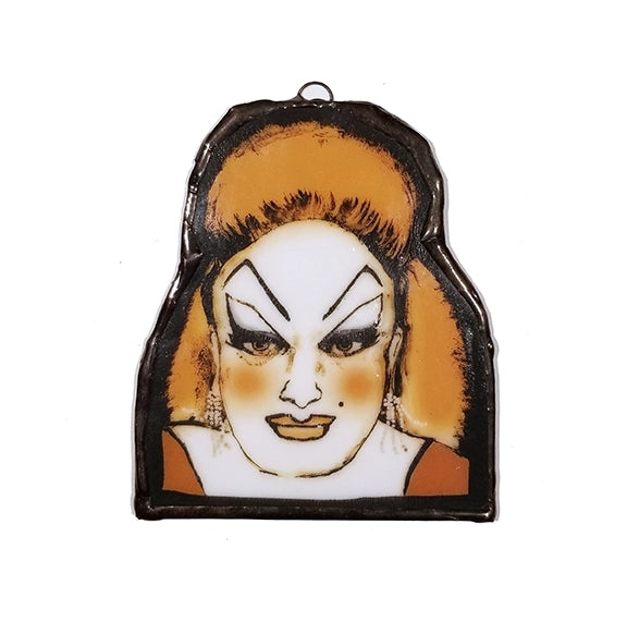 💋 “Divine Intervention” – Pop Art Glass Icon for the Filthy & Fabulous