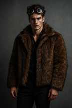 Idyllbeast Fur Coat - Genuine Synthetic Beast Fur