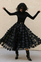 “The Bubble Cocktail Skirt” – 3D Taffeta Circle Fantasy