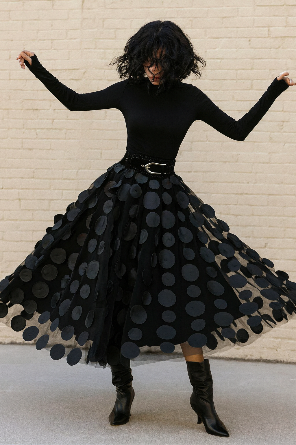 “The Bubble Cocktail Skirt” – 3D Taffeta Circle Fantasy
