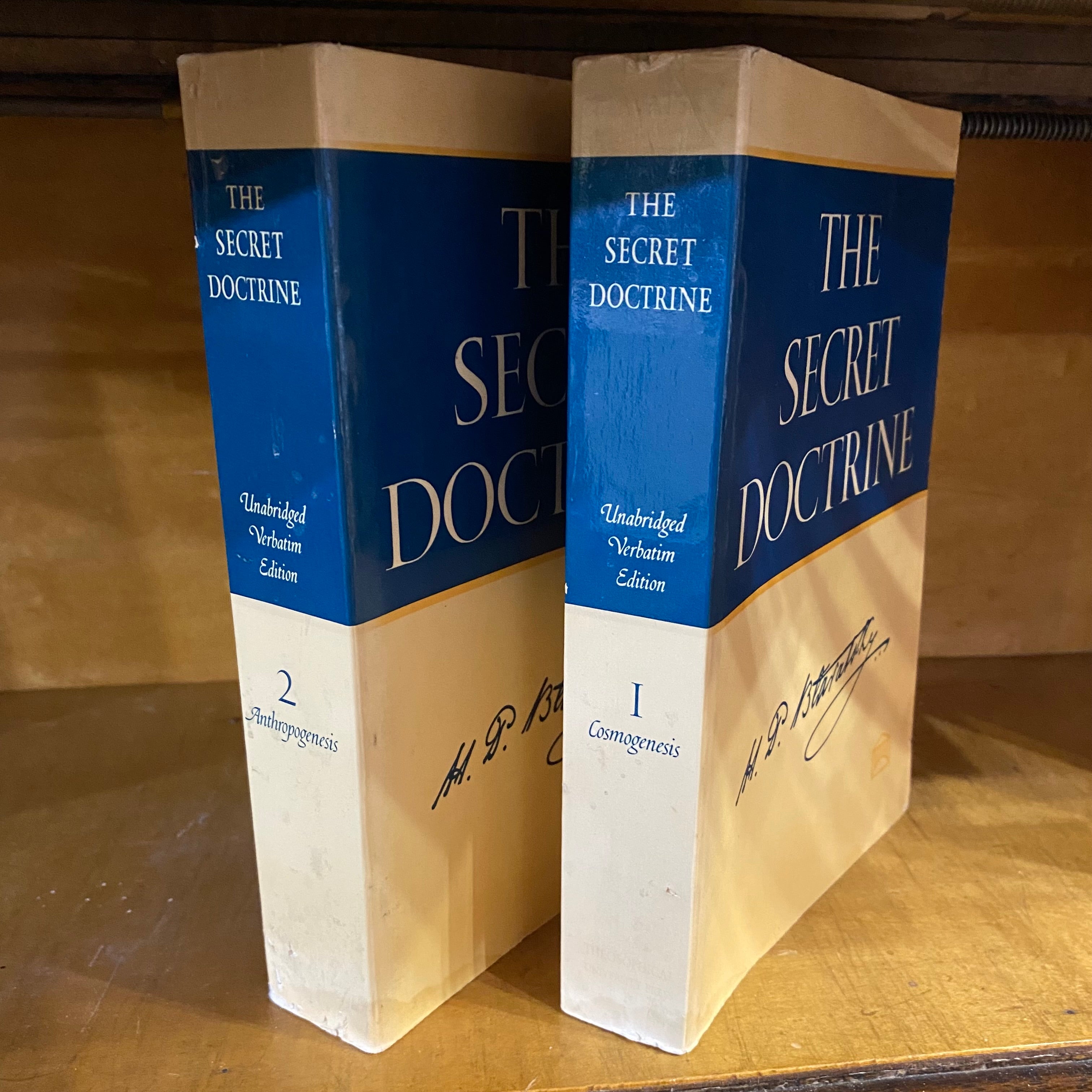 The Secret Doctrine – 2 Volume Set by Helena P. Blavatsky | Vintage Occult Philosophy & Theosophy Classic