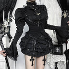 Halloween Halter Neck Vest Top Stylish Dark Aesthetic