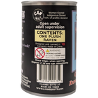 Shadow the Canned Raven - Bird Plush in a Can