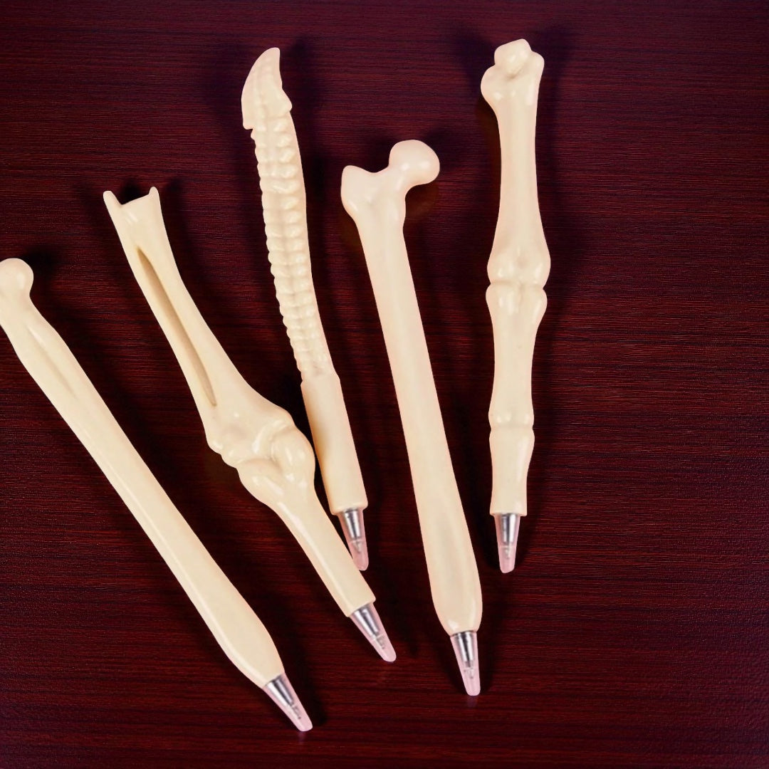 💀 Bone Ballpoint Pen – Anatomical Skeleton Pen | Oddities, Medical Specimen, Curiosity Desk Accessory
