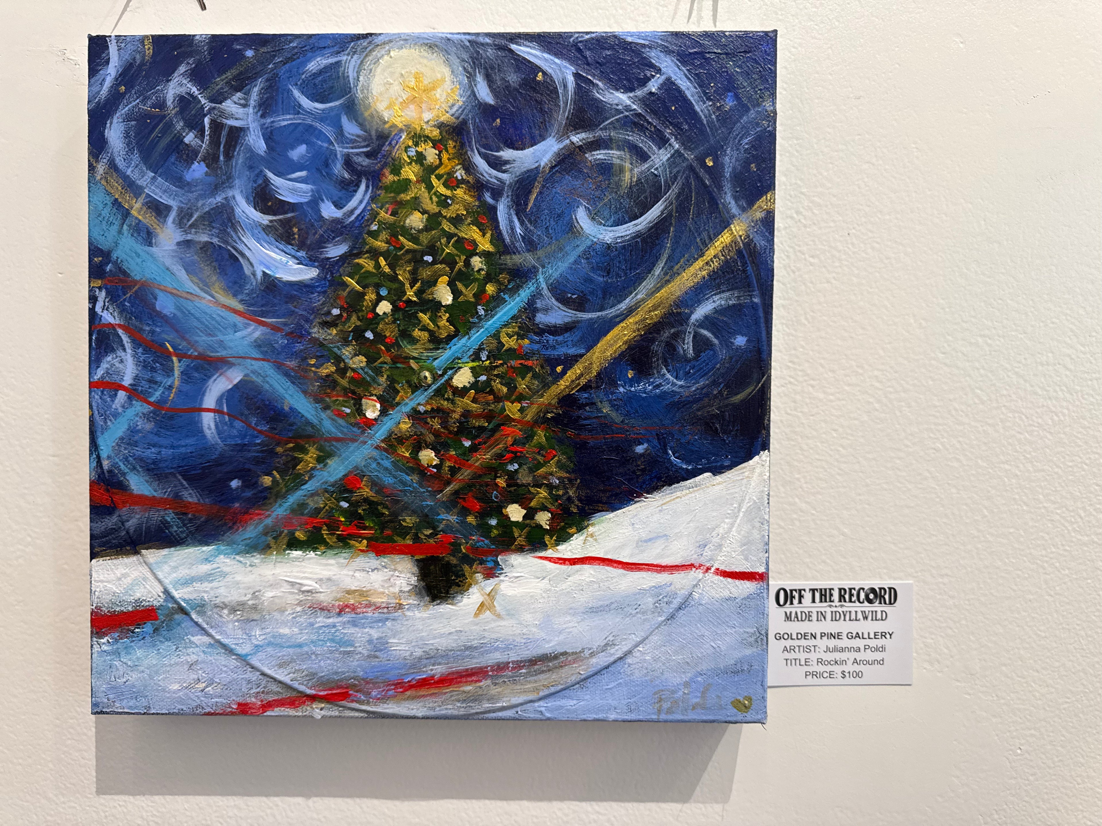 Rockin’ Around by Julianna Poldi for GOLDEN PINE GALLERY