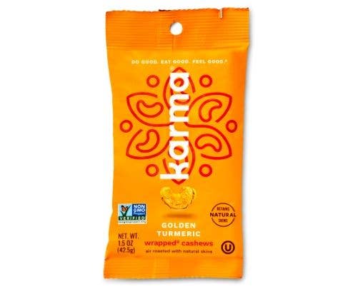 Golden Turmeric Wrapped Cashews 1.5oz
