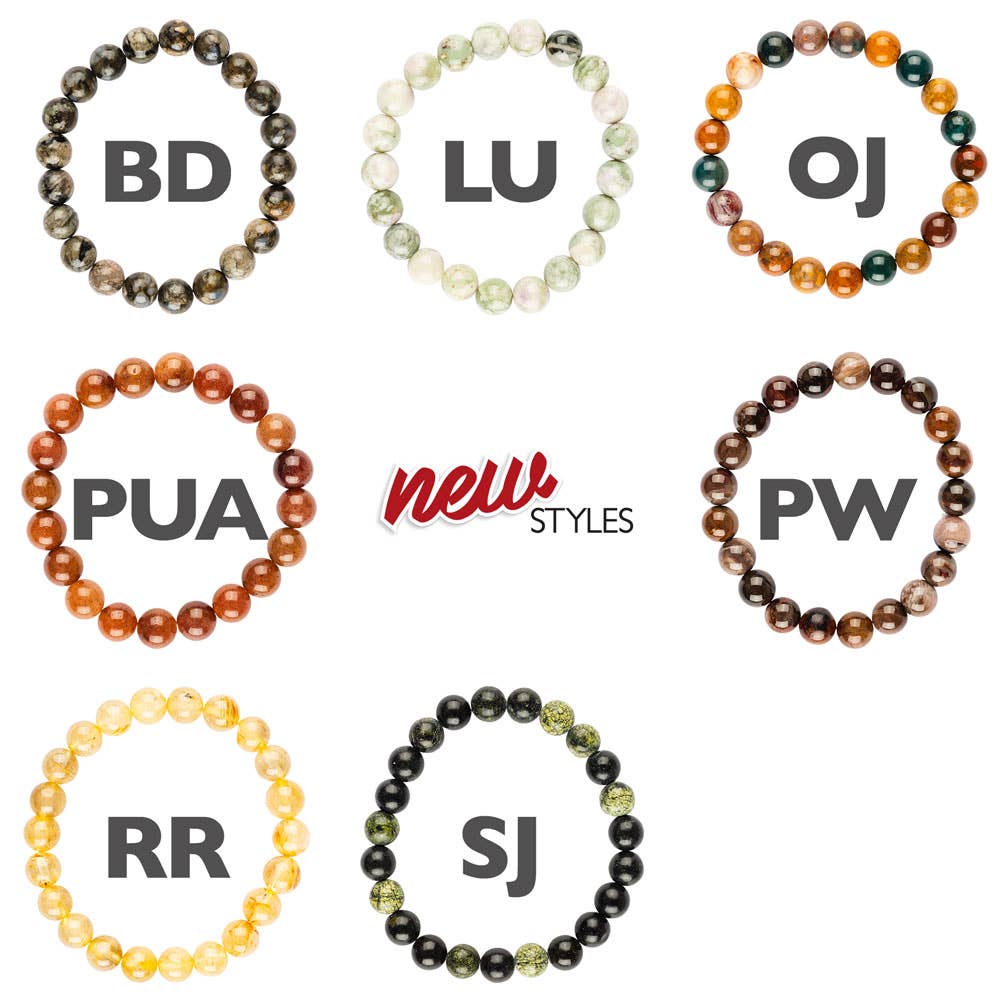 8 MM ENERGY BEAD BRACELETS
