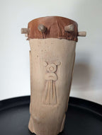 AZTEC Medicine Drum, Handcrafted