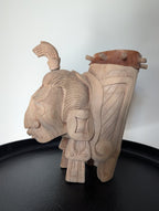 AZTEC Medicine Drum, Handcrafted