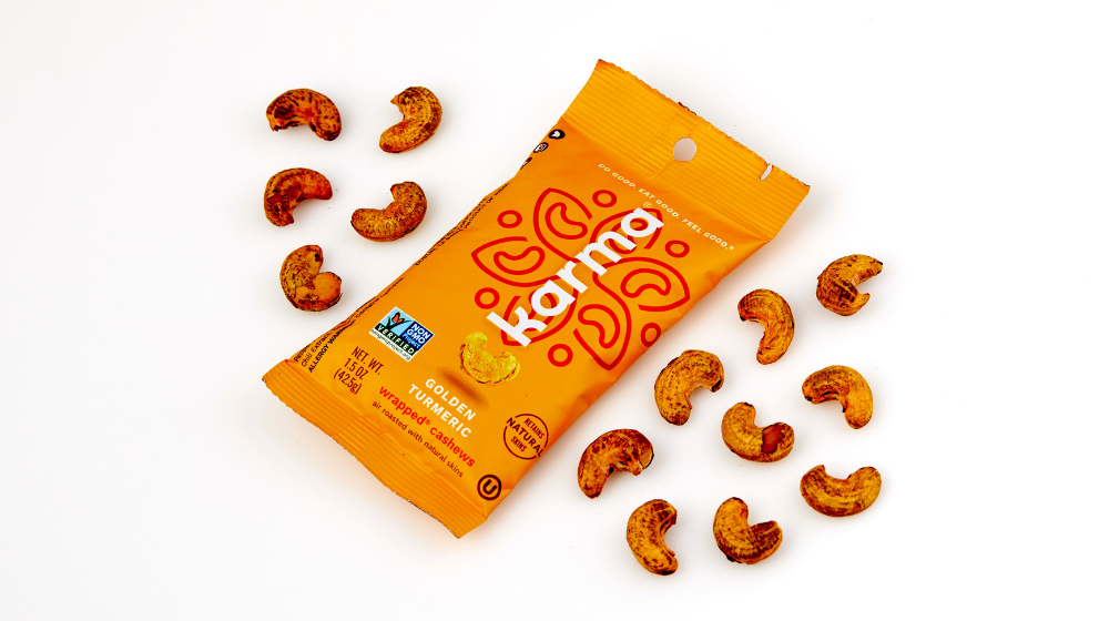 Golden Turmeric Wrapped Cashews 1.5oz