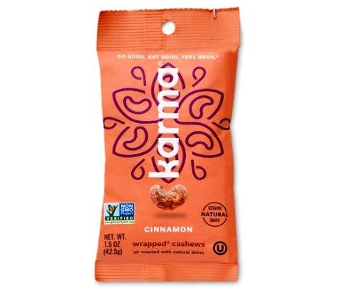 Cinnamon Wrapped Cashews 1.5oz