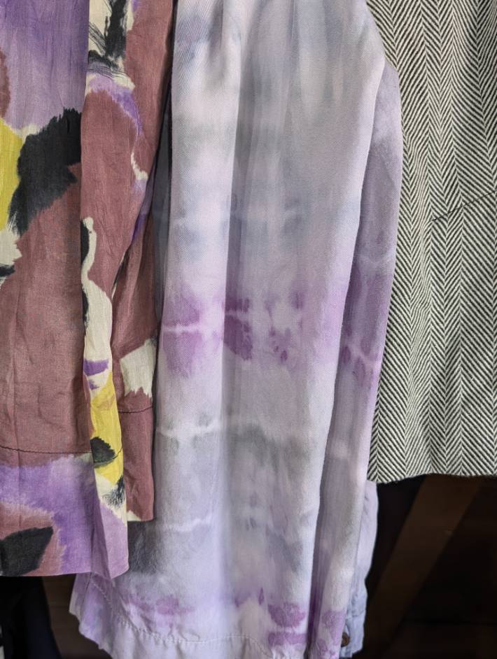 Lavender Field Gradient, Liz Sport Pleated Trousers