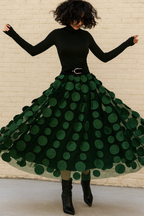 “The Bubble Cocktail Skirt” – 3D Taffeta Circle Fantasy