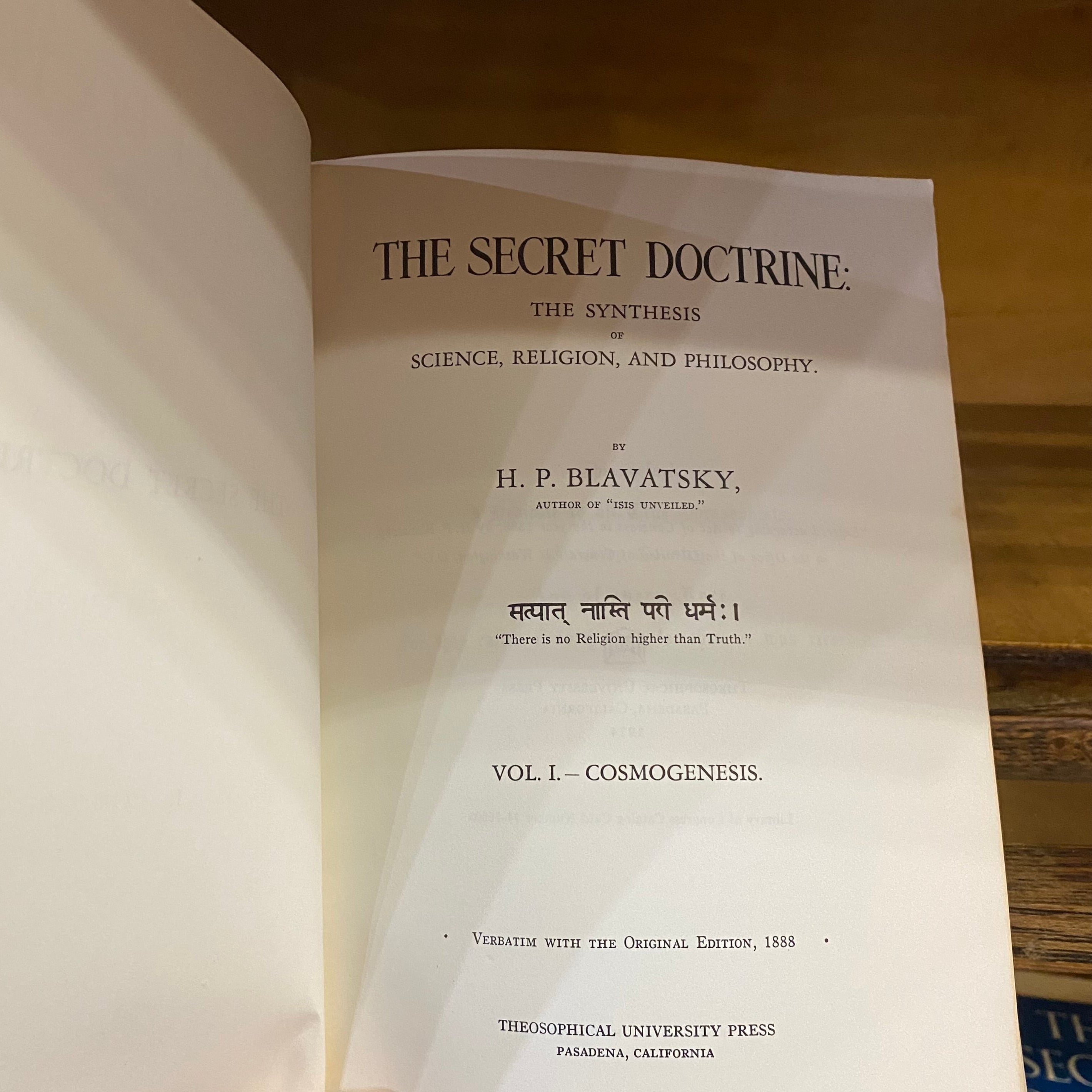 The Secret Doctrine – 2 Volume Set by Helena P. Blavatsky | Vintage Occult Philosophy & Theosophy Classic