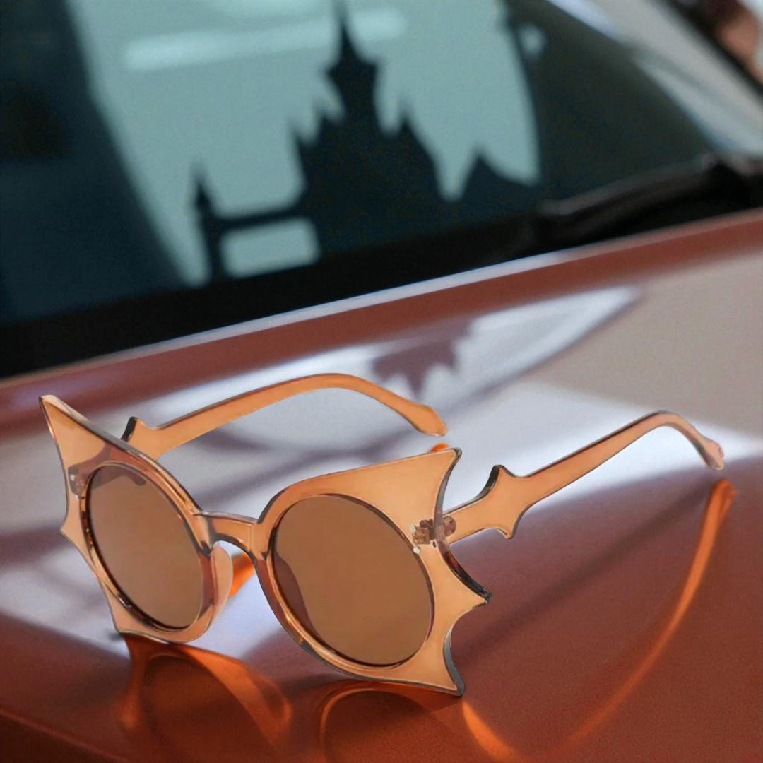 Midnight Flight Batwing Shades – Gothic Avant-Garde Sunglasses